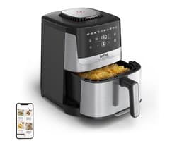 Tefal Easy Fry Silence Deluxe EY552D - Stille Airfryer 5L - Silent Technology - Extra-Crisp - 55% Sneller - Voor 6 Personen