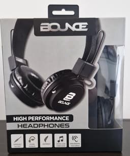 Bounce Ball Series Bedrade On-Ear Koptelefoon - 40 mm Drivers - Opvouwbaar - 3.5 mm AUX - Stereo Geluid - Lichtgewicht - Zwart — thumbnail 3