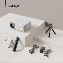 Projector - Beamer - Mini Beamer - 5G - bluetooth - Full HD — thumbnail 1
