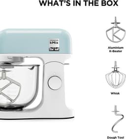 Kenwood kMix KMX754PB - Keukenmachine - Pastel blauw - Glazen mengkom - 1000 Watt — thumbnail 4