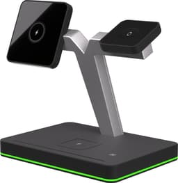 3 in 1 Magnetische docking station geschikt voor Apple iPhone / Apple Watch / AirPods - Oplader draadloos - iPhone Oplader met kabel - USB A naar USB C - Magneet - Magnetisch Oplaadstation telefoons - GSM lader Qi station - met adapter — thumbnail 5