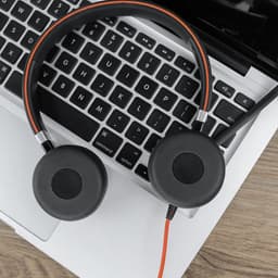 Vervangende Oorkussen Set - Geschikt voor Jabra Evolve 65, 40, 20, 20SE Oorkussens - Koptelefoon WH- 1000XM5 - Zacht Memory Foam - Zwart — thumbnail 2