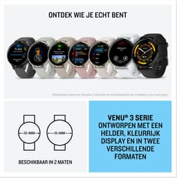 Garmin Venu 3s - Smartwatch - AMOLED-Scherm - 41mm - Sage Grey — thumbnail 5
