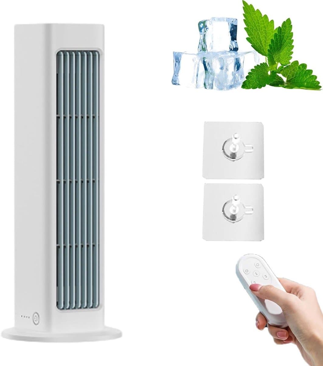 Draagbare Airco - Persoonlijke Koeler - Snelle Koeling - Stil en Energiezuinig - Compact Ontwerp - Wit — afbeelding 1