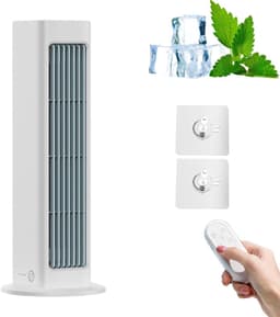 Draagbare Airco - Persoonlijke Koeler - Snelle Koeling - Stil en Energiezuinig - Compact Ontwerp - Wit — thumbnail 1