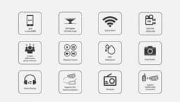 Motorhelm Intercom Met 1080P Full HD Dashcam - Bluetooth Headset - Tot 1000M Bereik - WiFi App DVR Bediening - 64GB Opslag - Noise Cancelling - Voice Control - Waterdicht - FM Radio - 1500mAh Batterij - Ideaal Voor Toerritten En Groepscommunicatie — thumbnail 4