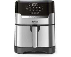 Heteluchtfriteuse Grill - Airfryer Frituurpan - Gezond Koken - 2-in-1 Technologie - 42 Liter - Zwart