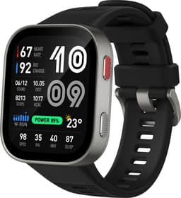 Amazfit Bip Max 50 mm Smartwatch, 2,07 inch AMOLED-display, 20 dagen batterijduur, GPS, 4 GB geheugen, Offline kaarten, Fitness tracker, Hybride training, 150+ sportmodi, HYROX-modus, 5 ATM voor Android, Zilver — thumbnail 3