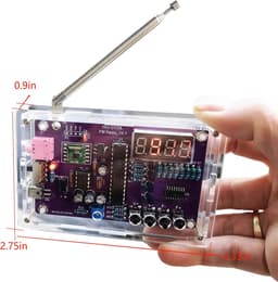 FM-radiokit - Elektronische FM-radiokit - doe-het-zelf radio-set - radio - om zelf te solderen - solderen praktijkkit - Complete Doe-Het-Zelf Bouwpakket voor FM-Radio Enthousiastelingen(met behuizing) — thumbnail 3