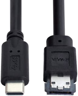 Usb-C naar eSATA Kabel voor Externe Harde Schijf (Hdd/Ssd) - 1 Meter — thumbnail 2