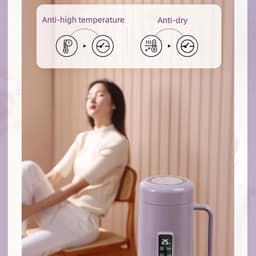 Noodle Cooker, Hot Pot Electric Cooker, 1000ml Portable Electric Pot, Nonstick Fast Noodle Cooker, 500W Travel Electric for Skillet Pasta Shabu Oatmeal Soup Egg — thumbnail 4