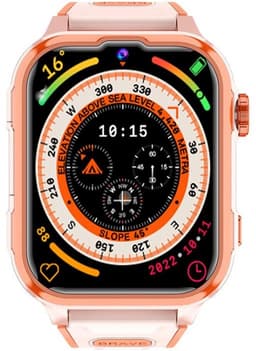 Denver Kindersmartwatch met GPS - Videobellen/SMS - SOS-knop - 4G - GPS Tracker - Simkaart - SWGL149OR - Oranje — thumbnail 4