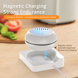 USB ultrasone fruit en groentereiniger - pesticiden en bacteriën verwijderaar - draagbare keukenmachine - effectieve voedselzuiveraar voor dagelijks gebruik — thumbnail 5
