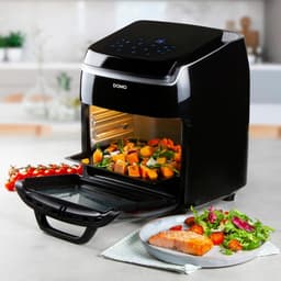 DOMO DO534FR Friteuse met display, timerfunctie, zwart — thumbnail 3