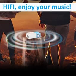 Dailygoods - Draagbare 1080p FHD Projector met Ingebouwde Luidspreker — thumbnail 5