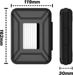 Cosensi - Dailygoods - Harde Schijf Tas - Beschermtas voor 3,5 Inch HDD - Antivibratie en Antistatisch - Opbergtas - Duurzaam en Lichtgewicht - Ideaal voor Opsl — thumbnail 5