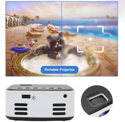 Dailygoods - Draagbare Mini Projector HD 1080P voor Thuisbioscoop — thumbnail 3
