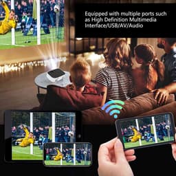 Dailygoods - Draagbare Mini Projector HD 1080P voor Thuisbioscoop — thumbnail 4