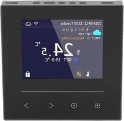 Slimme Thermostaat - Temperatuurregelaar - Thuis Verwarmen - APP Afstandsbediening - LCD Kleurdisplay - Wit — thumbnail 1
