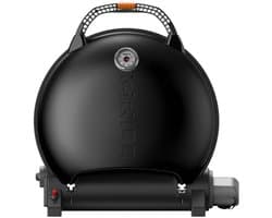 O-Grill 600 Black - Draagbare Gas BBQ - Met Thermometer - Compact & Krachtig - Balkon / Camping - Zwart