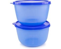Kom Set - Mengkom Saladekom - Keuken Voorbereiding - Vaatwasserbestendig - 1.9 Liter - Blauw