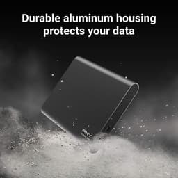 Draagbare SSD - Externe Opslag - Bestanden Overzetten - Hoge Snelheid - 1 TB - Zwart — thumbnail 2