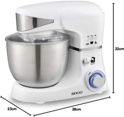 Keukenrobot - Multicooker Foodprocessor - Maaltijden Bereiden - Krachtige Motor - 5 Liter - Zilver — thumbnail 2
