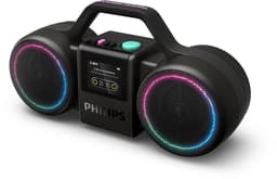 PHILIPS Moving Sound The Roller TAMS60B/00 - Draagbare speaker, 60W RMS, Bluetooth 5.5., Auracast, USB, 24 uur afspeeltijd, IP67 waterdichtheid, kan als powerbank gebruikt worden - Zwart — thumbnail 1