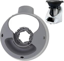 Keukenmachine Potbasis - Vervangingsbasis Blender - Voedselbereiding - Veilig Slot Systeem - 16 x 14 x 5 cm - Wit — thumbnail 4