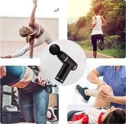 Massage Gun - Fascia Gun - Spierherstel - AI Slimme Chip - 8 Versnellingen - Zwart — thumbnail 3