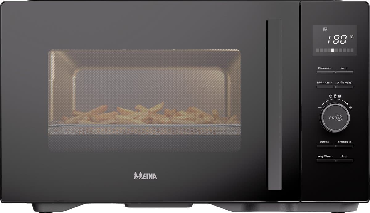 ETNA AMV826 AirFry Magnetron – Vrijstaand – 26 liter – AirFry – Grill – 10 AirFry programma’s – Zwart — afbeelding 1