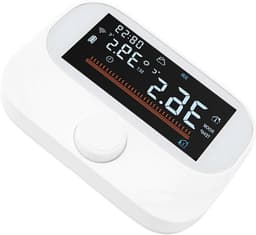 Programmeerbare Thermostaat - Slimme Regelaar - Energie Besparen - App en Spraakbediening - Niet gespecificeerd - Zwart — thumbnail 1