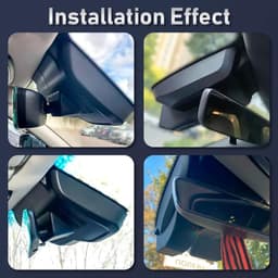 Dashcam Auto - Autocamera DVR - Veilig Rijden - Verborgen Ontwerp - 4K HD - Zwart — thumbnail 4
