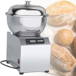 Deegmixer - Kneedmachine - Brood Bakken - Krachtige Spiraal - 8kg Kom - Zilver — thumbnail 1