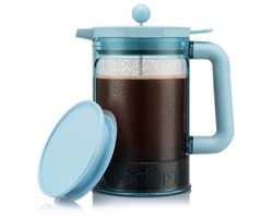 Bodum | Bean Cafetière voor ijskoffie / cold brew | Kunststof BPA-vrij | 1.5L | 12 kops | Blauw