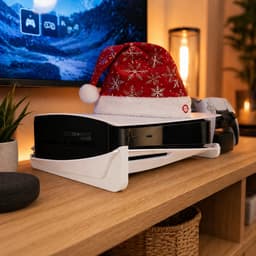 Horizontale Standaard Geschikt voor PlayStation 5 Disc Editie – PS5 Stand Liggend – Stabiele Ondersteuning – Gaming Accessoire voor Betere Koeling en Bescherming – Wit — thumbnail 3
