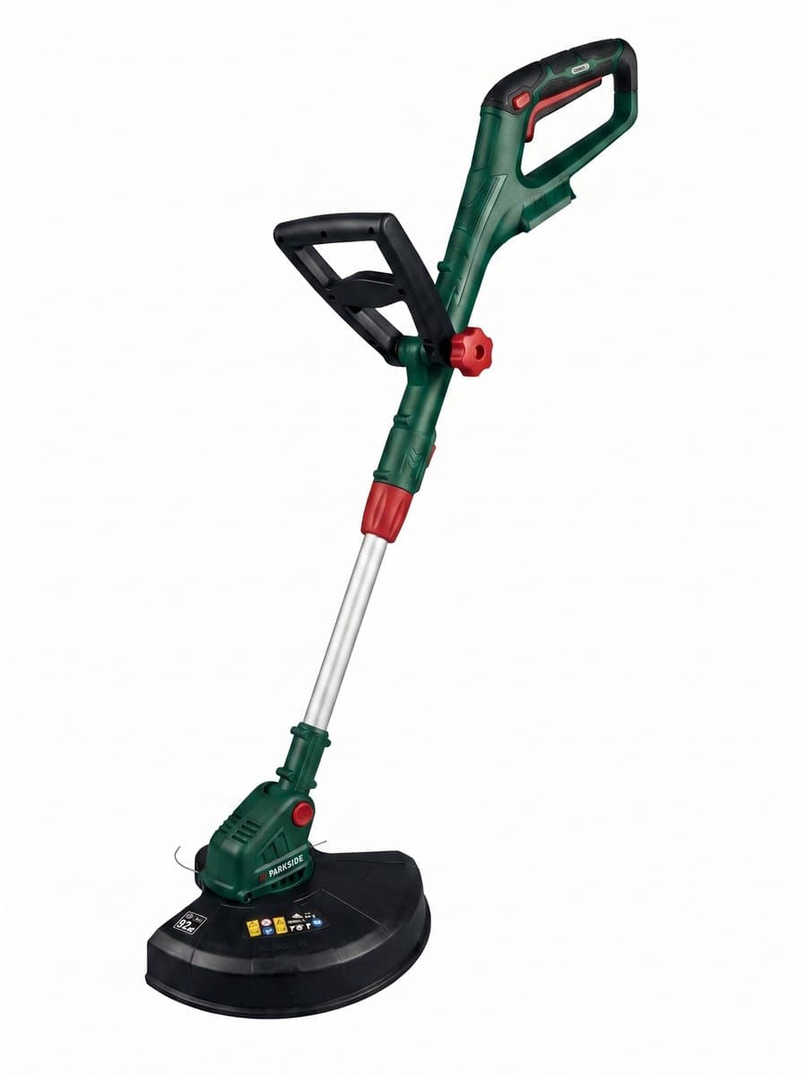 Parkside Accu Grastrimmer - 20V - Zonder Accu - Dubbeldraadssysteem met volautomatische bijstelling - Snijdiameter: Ø25 cm - Draaddikte: 1,4 mm - Exclusief accu en snellader — afbeelding 1