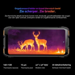 Blackview ROCK 3 - Robuuste Smartphone - 4G - 24GB RAM - 256GB ROM - 6.78inch 120Hz - 10000mAh Robuuste Telefoon - Android 16 - NFC - GPS - Zwart — thumbnail 2