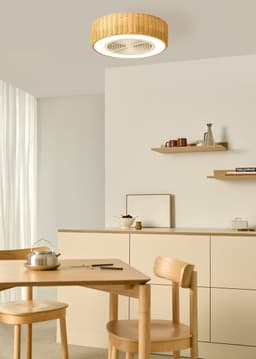 CREATE - Stille plafondventilator 40W Ø50 cm met verborgen bladen en LED-verlichting - S - Met licht - WIFI - WIND CLEAR EASY — thumbnail 4