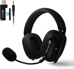Attack Shark L80 PRO - Gaming Headset - Draadloos - 7.1 Surround Sound - Tri-Mode (2.4G/BT/3.5mm) - Dubbele Microfoon - 40mm Driver - Ultralicht 203g - PC/PS5/Xbox/Switch - Zwart — thumbnail 1