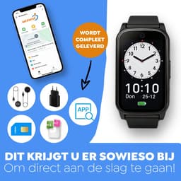 Weewise WS78 - Het kleinste meest complete GPS-horloge voor senioren - Valdetectie - SOS knop - GPS Tracker - GPS Horloge Ouderen - Alarm Horloge - SOS Horloge - Valdetectie - Alzheimer - Dementie - Alarmknop - Videobellen — thumbnail 5
