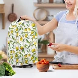 Keuken Apparaat Hoes - Beschermhoes Blender - Apparaat Beschermen - Spatbestendig Materiaal - 24 x 185 x 405 cm - Citroenblad — thumbnail 4