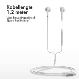 imoshion Bedrade Oordopjes met USB-C Aansluiting - Oortjes met Draad - Wit — thumbnail 4