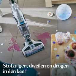 BISSELL CrossWave C3 Pro Steelstofzuiger met Dweilfunctie - 3-in-1 Stofzuiger, Dweil & Droger - Vloerreiniger met Snoer - Multi Surface Cleaner voor Harde Vloeren & Vloerkleden - 3555N — thumbnail 2