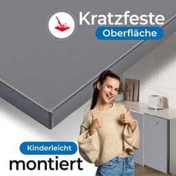 Vaatwasser Frontplaat - Keukenpaneel - Keuken Integratie - Universeel Formaat - 715x594 mm - Antraciet — thumbnail 4