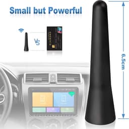 Auto Antenne FM DAB Dakantenne Auto 6,5 cm Mini Autoradio Antenne Kort Met Sterke FM/AM/DAB Ontvangstfunctie — thumbnail 5