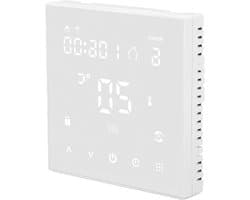 Slimme Thermostaat - Programmeerbare Thermostaat - Verwarming Regelen - Touchscreen Bediening - 8.5 x 8.5 x 4.5 cm - Wit