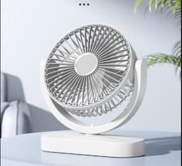 Ventilatoren-USB Tafelventilator - 5.5 Inch Bureauventilator - Stil en Krachtig - 3 Snelheden - Verstelbaar - Mini Ventilator voor Thuis, Kantoor en Laptop — thumbnail 4