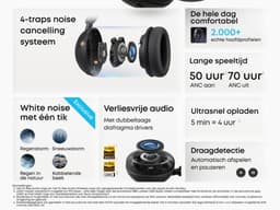 SOUNDCORE Space 2 Over-ear Hoofdtelefoon Black — thumbnail 5