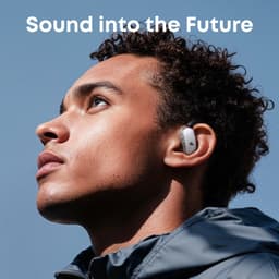 soundcore V40i by Anker - Open-ear hoofdtelefoon - Kristalhelder ontwerp - 4 verstelbare standen voor een goede pasvorm in elk oor - 2x diepere bas - IP55 - 21 uur afspeeltijd - Duidelijke AI-gesprekken - Bluetooth 5.4 - App-bediening — thumbnail 5